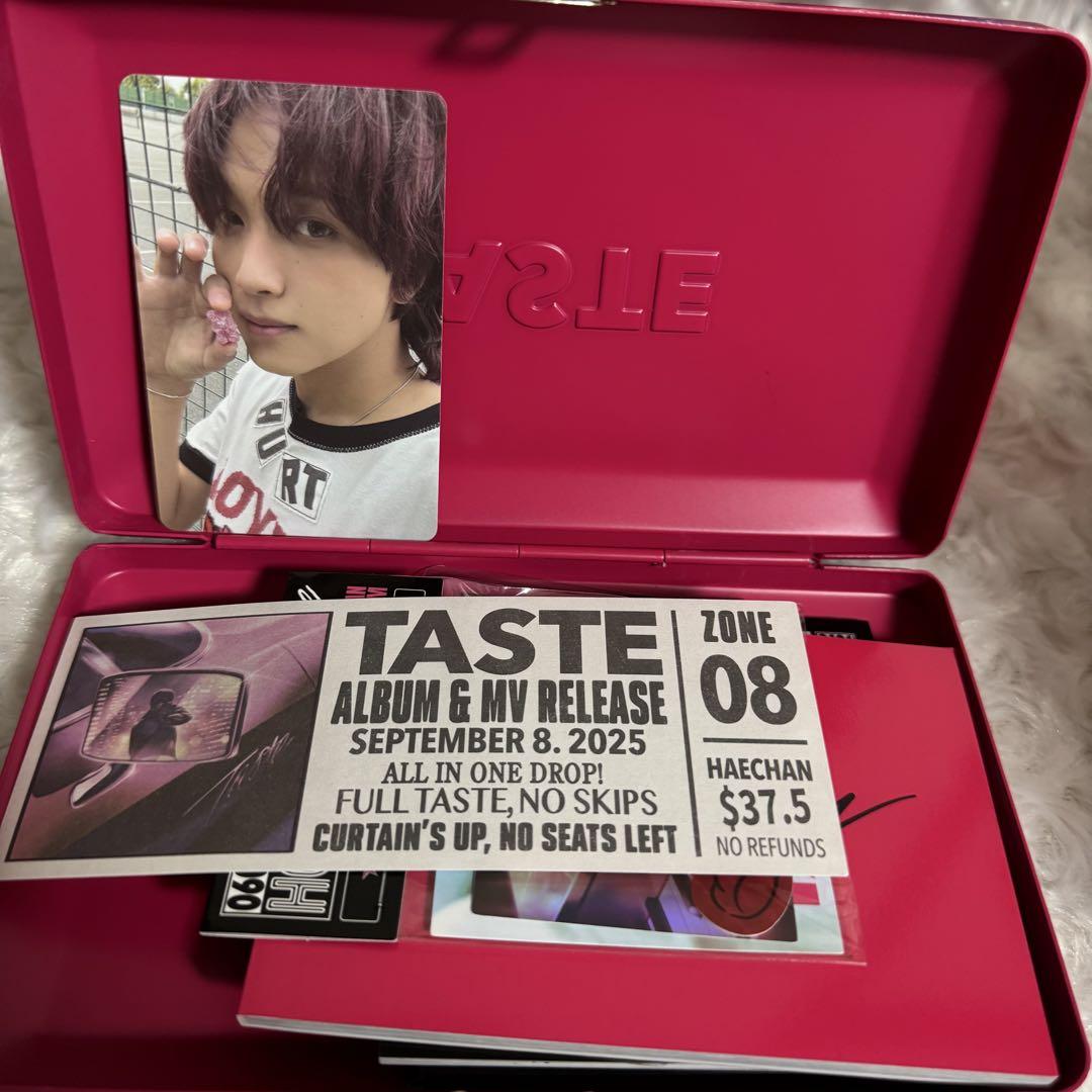 

[USED] Haechan TASTE tin case with trading card