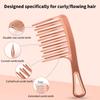 Double Row Hairbrush Wide Toothed Comb Curved Comb Massage Fluffy Hair Brush Curl Hair Styling Hairdressing Tools