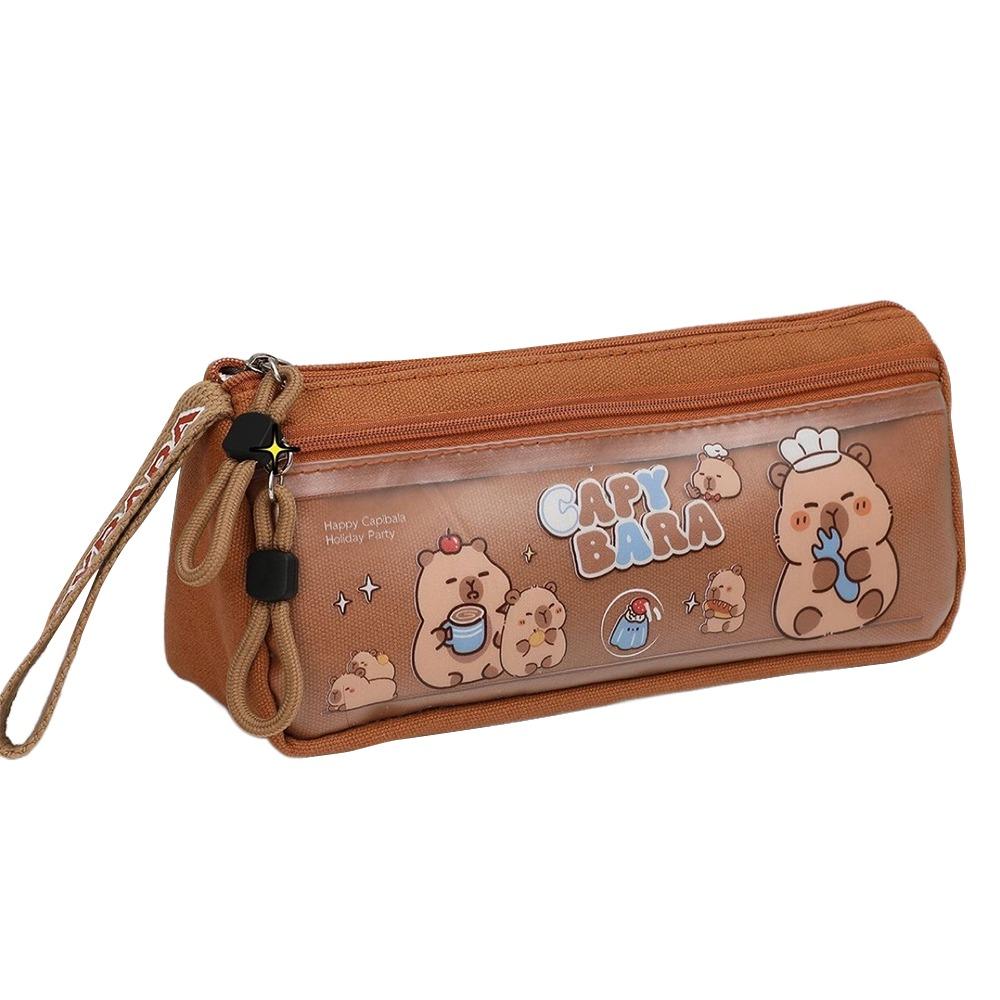 

Multifunctional Stationery Bag Capybara Storage Bag High Quality Pen Box for Students Style 3