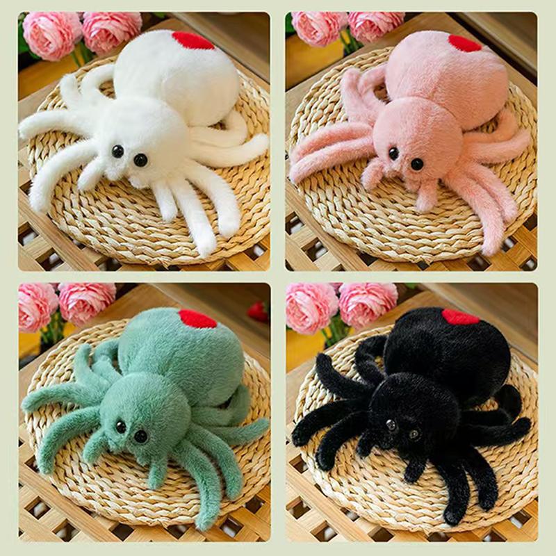 Cute 25Cm Plush Toy Plush Reptile Simulation Spider Hallows' Day Crawling Pet Doll