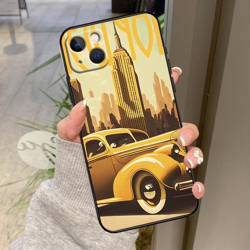 New York City Case For iPhone 16 Pro Max 15 14 12 11 13 17 Pro Max Plus 12 13 Mini 16e 17 Air Back Cover