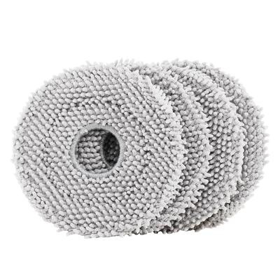Original Roborock Runde Wischmopp-Tücher (4 Packung) für Qrevo CurvC, SXTB09RR