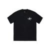 Li Ning Reignite Series Star Print Round Neck Casual Short Sleeve T-Shirt Unisex Tops Black AHSU245-2