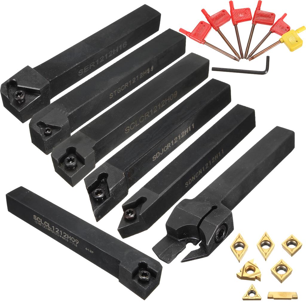 DCMT CCMT Carbide Insert With 12Mm Shank Lathe Turning Tool Holder Boring Bar And Wrench Good Low Temperature Impact DCMT CCMT Carbide Insert With 12Mm Shank Lathe Turning Tool Holder Boring Bar And Wrench Good Low Temperature Impact