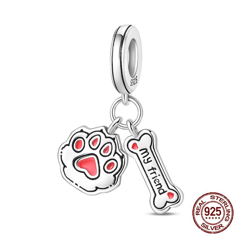 Charms Copper Moon Luminous Magical Cat Charms Beads Fit Original Bracelets Fashion Diy Jewelry Birthday Gifts