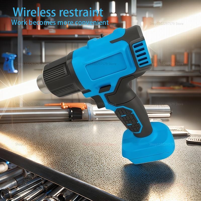 21V Portable Hot Air Gun  rechargeable cordless design Cordless for Makita Battery Electric Heat Gun with a nozzle