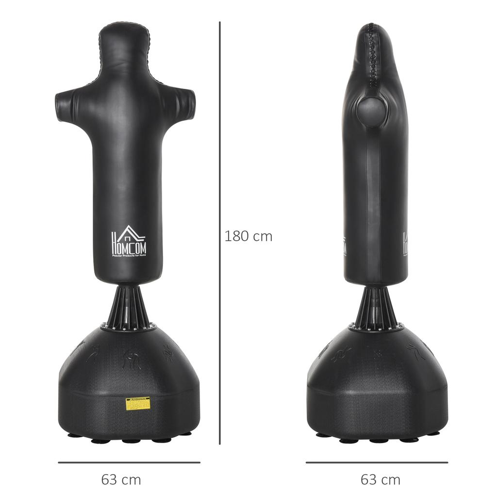 Standing Punching Bag 180cm Adults Standing Boxing Bag Boxing Dummy Boxing Column Humanoid Design Heavy Duty Punching Bag Heavy Punching Bag Stand