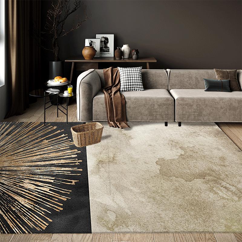 Nordic Modern Living Room Carpet Floor Mat Sofa Coffee Table Mat Bedroom Home Carpet