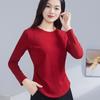 Autumn Slim Fit Round Neck Long Sleeve Women's Top