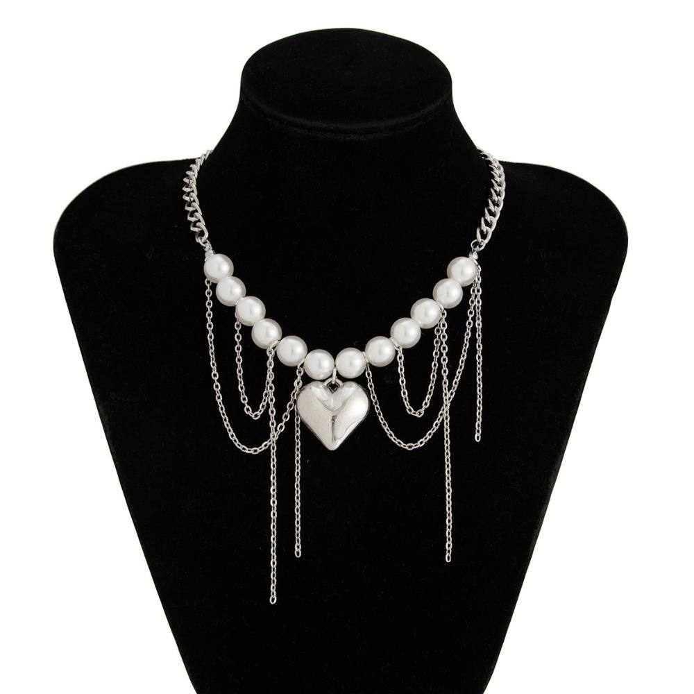 

Многослойное винтажное колье-чокер, ожерелье с подвеской-кисточкой в полубарочном стиле, свадебные аксессуары Style 2