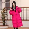 YAYA Women's 2024 Long Loose Hooded Down Jacket