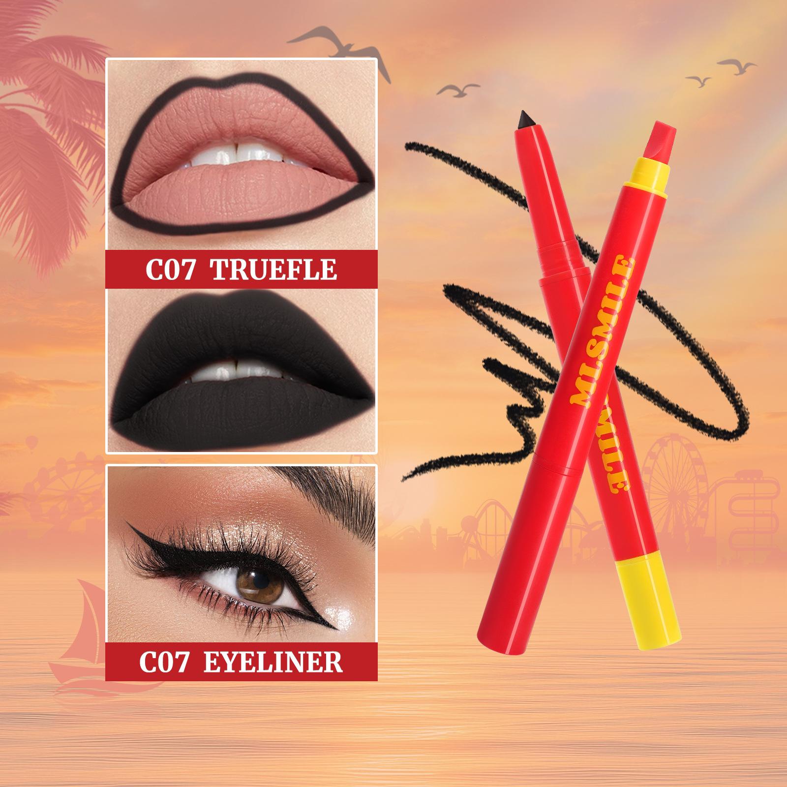 

Двусторонний силиконовый шелковистый карандаш для губ бархатный водостойкий не липкий карандаш для губ помада для макияжа губ сексуальная нюдовая помада