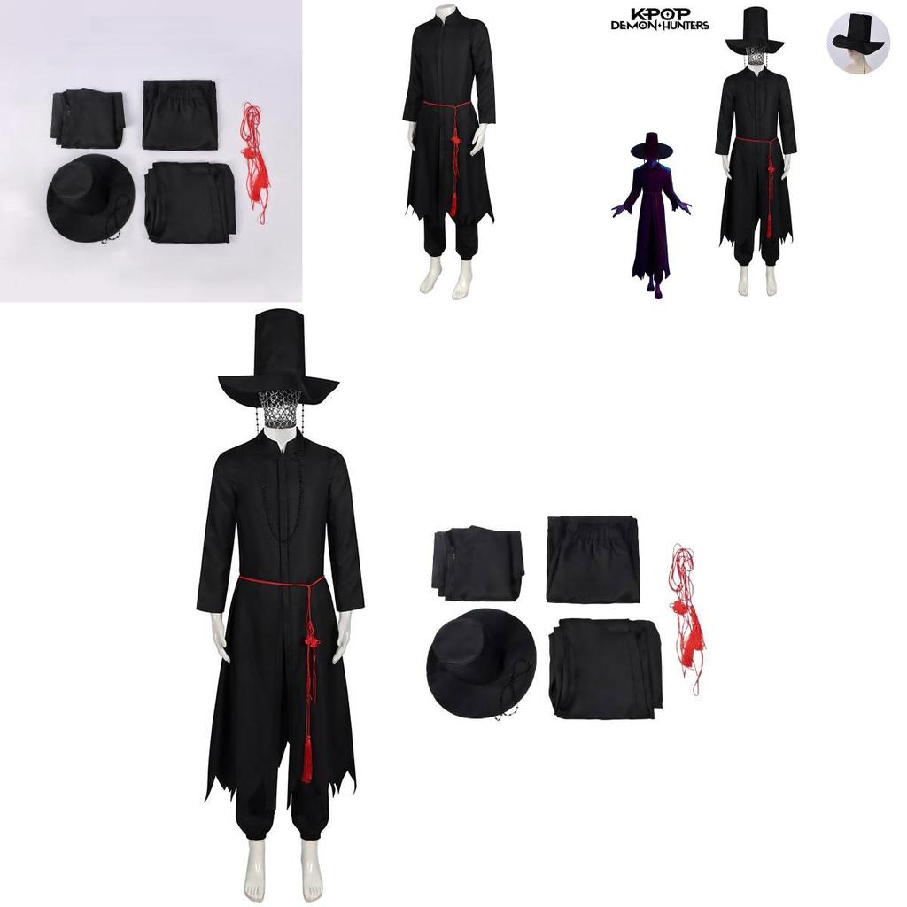 Kpop Demon Hunters Shaga Boy Demon Cosplay Suit Made Of Polyester For Game And Anime Events