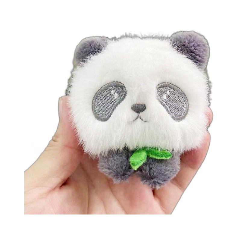 Plush Cartoon Cute Panda Doll Keychain Soft Stuffed Toy Perfect For Gift Kids
