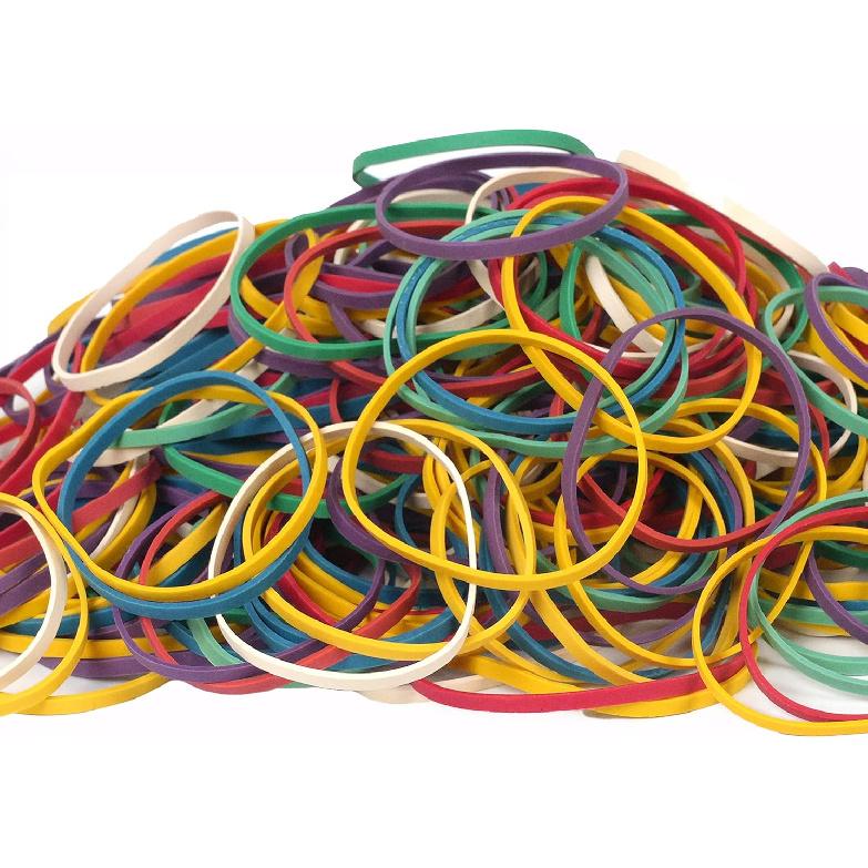 Rubber Bands 250pcs size #33 rubber band size 33 colors Elastic Band rubber Bands Blue green purple yellow white red for Office School Home Strong