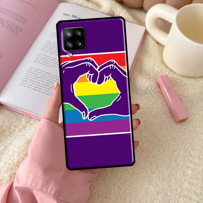 Gay Pride LGBT Rainbow Flag For Samsung Galaxy A54 A34 A14 A52 A32 A12 A13 A33 A53 A15 A16 A26 A36 A56 A06 A35 A55 Case