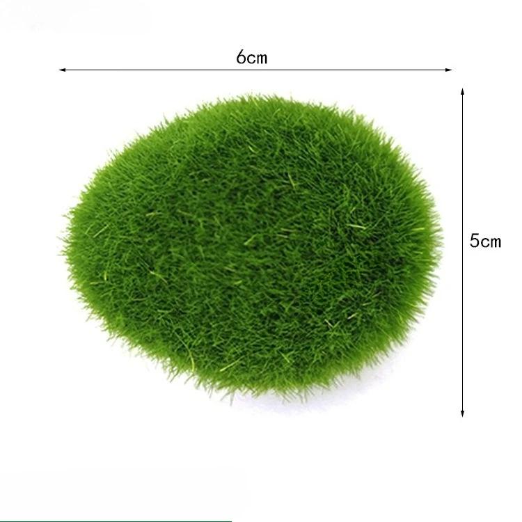 10pcs Simulated Moss Stones for Home Garden Flower Pots - Micro Landscape Decor & Garden Ornaments