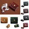 Mini Headphone Bag Solid Color Mini Coin Purse Key Holder Leather Data Cable Storage Box  Travel
