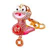 Snake Keychain Charm Fortune Rhinestone Snake Pendant Decorative Keychain for Bags