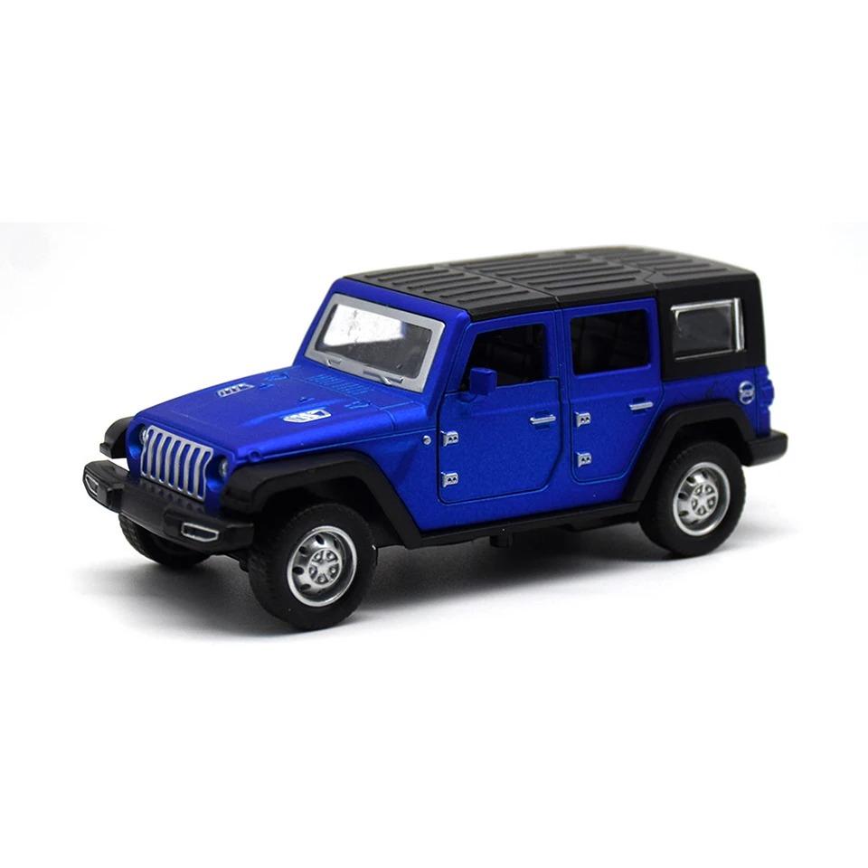 1/36 Scale Alloy JEEPS Wrangler Car Model Simulation Off-road Vehicle Pull Back Car Decoration Ornaments Collection Toys For Children