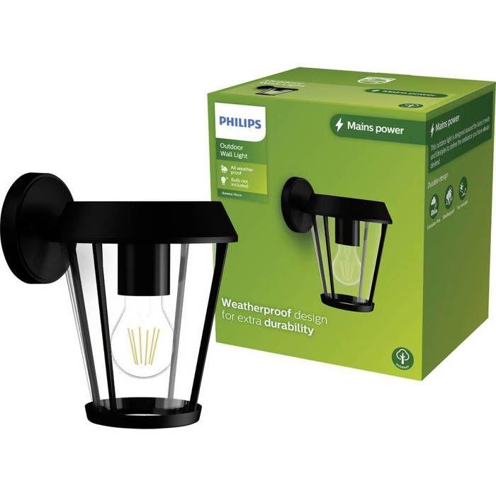 Philips LED Sunera 929004141601 Applique Extérieure E27 Noir