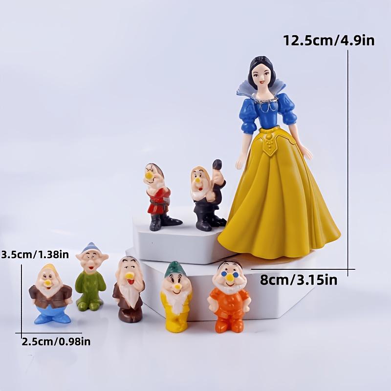 8 Pieces Disney Snow White and The Seven Dwarfs Home Ornaments Car Tabletop Decoration Christmas