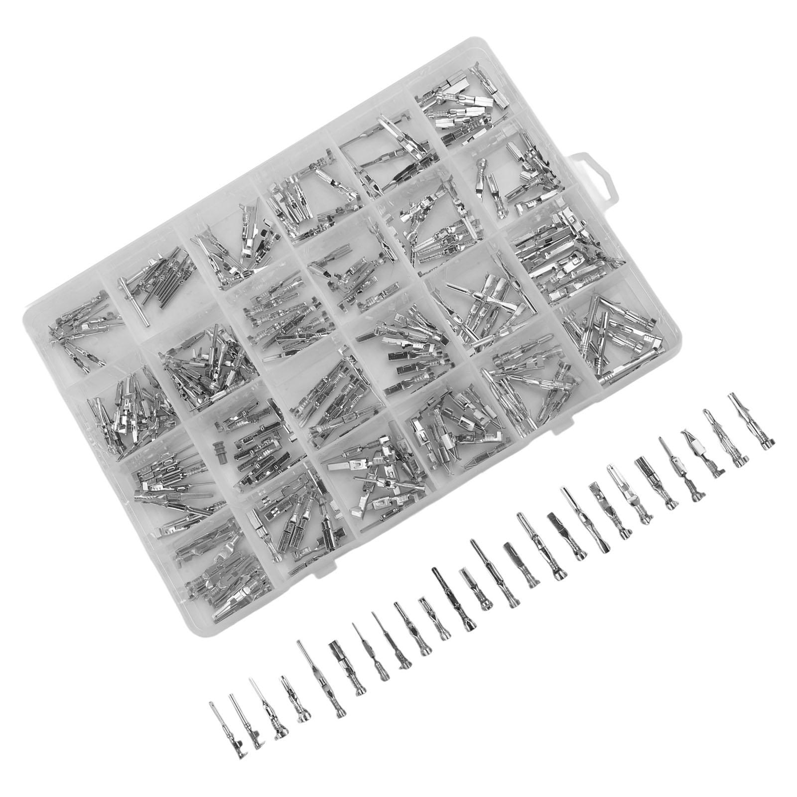 

260 Pc Car Electrical Wire Terminal Pins Kit 1mm/1.5mm/1.8mm/2.2mm/2.8mm/3.5mm Connector Automotive Connector Pins Accessories