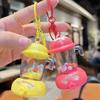 Keychain Pendant Portable Juicer Shape Key Chain with Movable Parts Colorful Beads Lightweight Buckle Design Keyring Keys Backpacks Decompression Toy