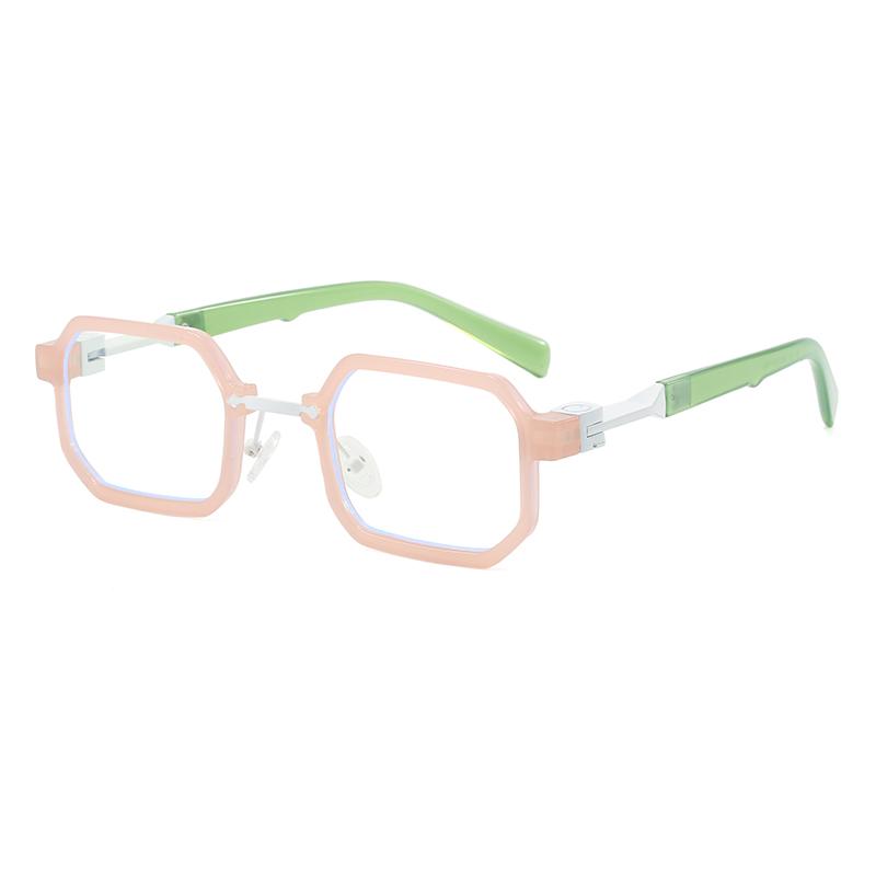 2026 Trendy Fashion Sunglasses Unisex Vintage Gradient Irregular Square Frame Green/Gray/White Options UV400 Protection Ins sunglasses&PC&PC
