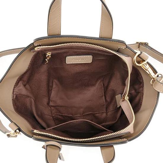 Hängematte Handtasche aus echtem Leder für elfenbeinfarbene [FIRANO] Frauen, fiLEAT, FL102464,