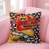 Retro Abstract Nourishing Soul Classic Wall Art Pillow Cover Design Cushion Cover Decor Holiday Decorati
