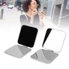 2pcs Stainless Steel Mirror Double Sided Portable Folding Unbreakable Makeup Mirror for Purse  