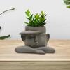 Flower Vase Planters Flowerpot Tabletop Centerpieces Bunch Human Face Statues for Home Decors Dining