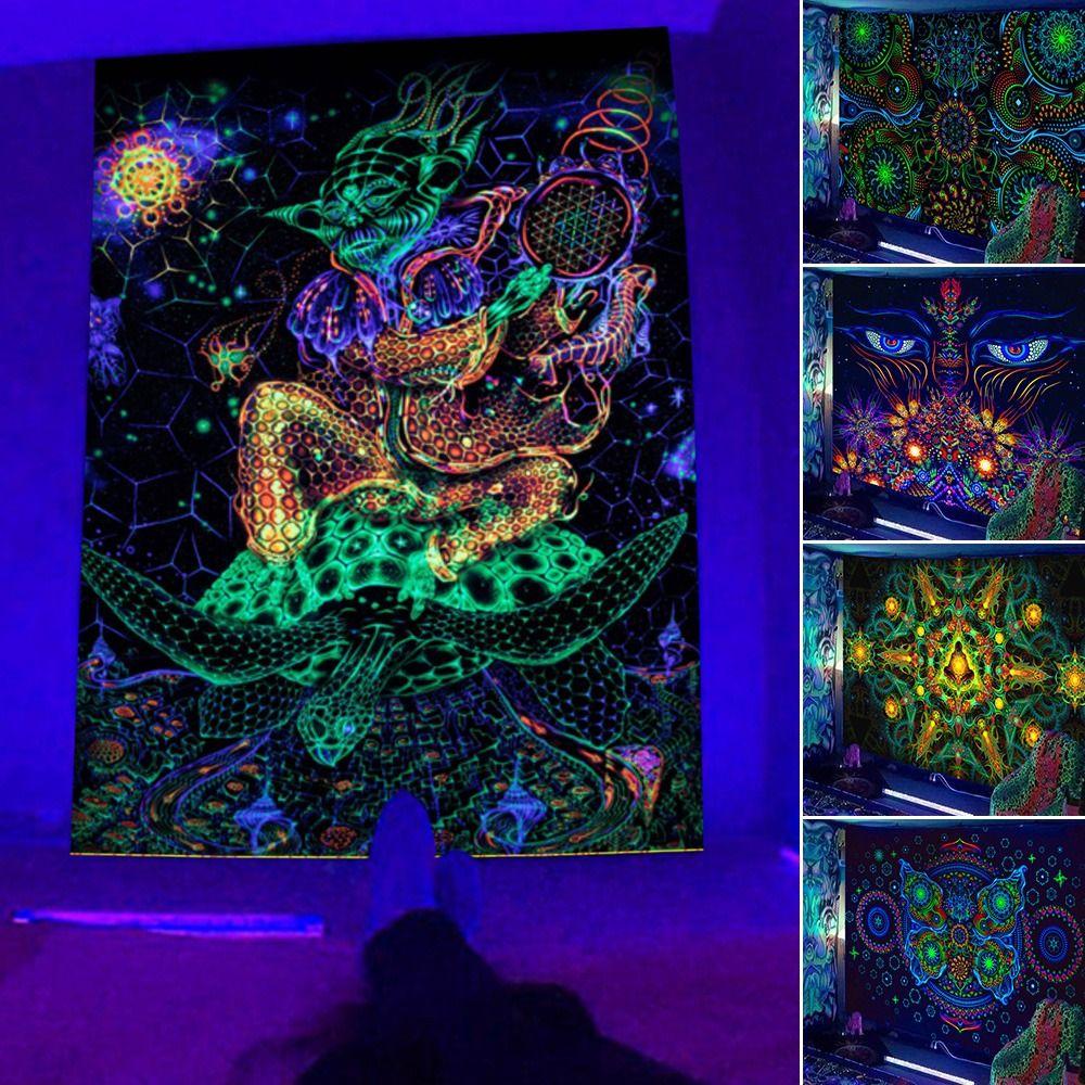 

Home Decoration Psychedlic Wall Hanging Background Cloth Mushroom Mural Tapestry 07