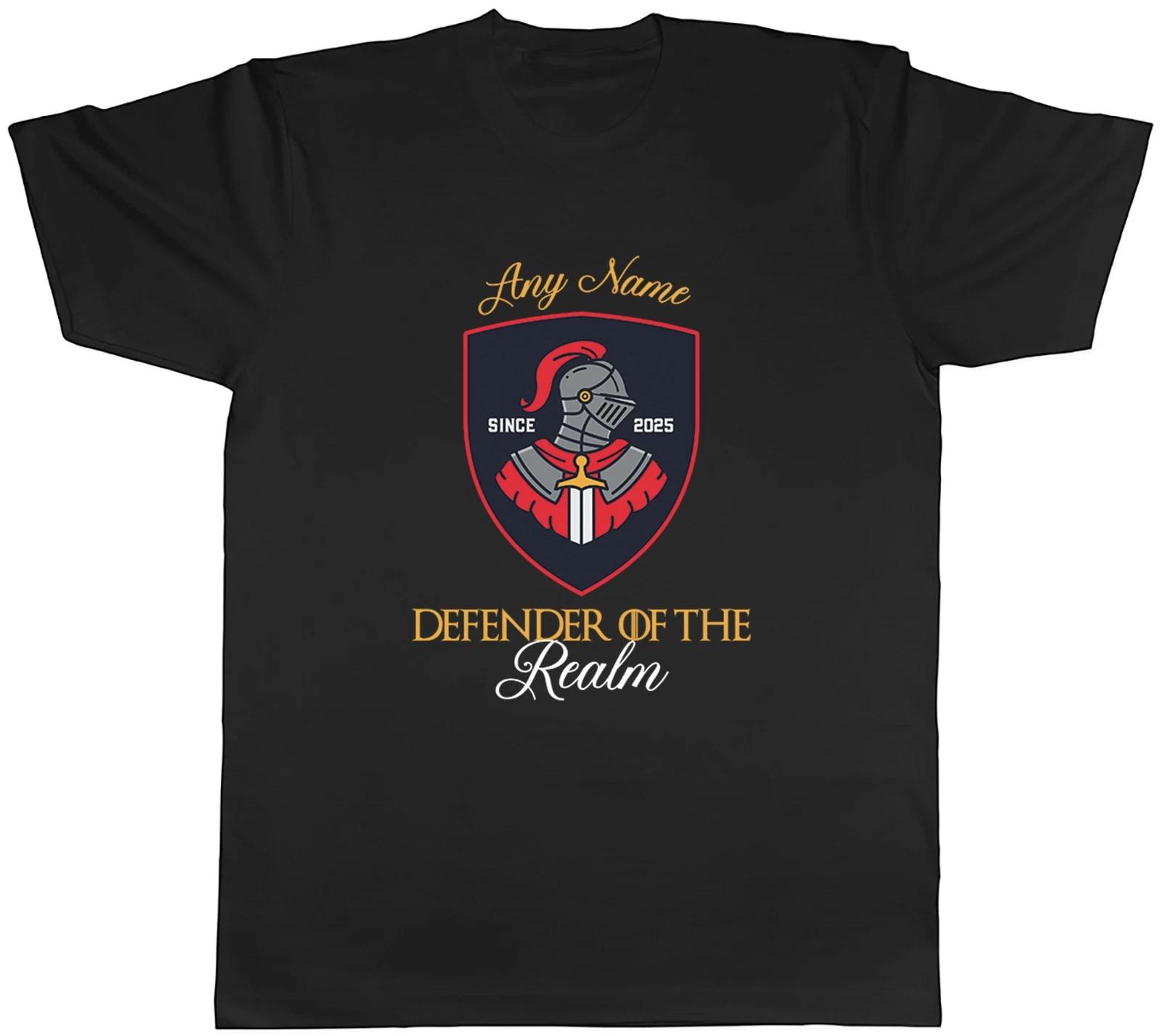 Personalised Medieval Knight Mens T-Shirt Tee Gift Top M