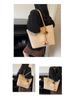 2025 Women's Leopard Print Tote: Large Capacity, Korean Lazy Style, Autumn/Winter Handbags.