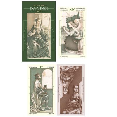 [A1334] - Creative Tarot 'Tarot of Leonardo De Vinc' - 12x7x3 Cm