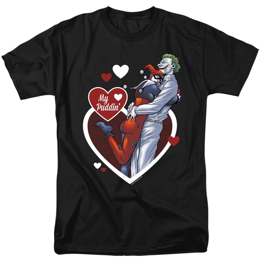 DC Comics - Harley Quinn & Joker - My Puddin - Adult T-Shirt L