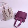 [Yanaier] Women's Nylon Tote Bag, Large Capacity, A4 Size, Popular, Stylish, Lightweight, Multifunctional, Pocketed Handbag, for Commuting, School, or