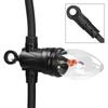 Guirlande lumineuse - EMINZA - Flammes - 10 ampoules - Blanc chaud - IP44