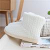 Women's Winter Non-Slip Thick Sole House Slippers with Heel-Covered Cotton Design