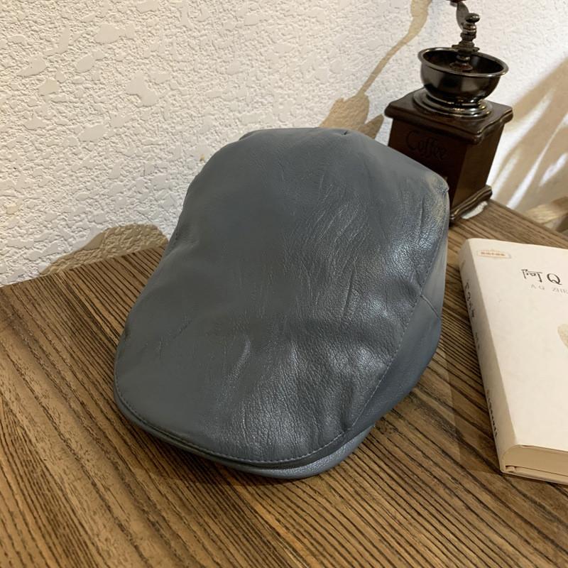 Women Retro Leather Cap With Style And All Weather Functionality