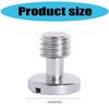 3/8inch Camera Quick Release Screws Stainless Steel D Shaft Screw Adapter for Tripods and DSLR Accessory