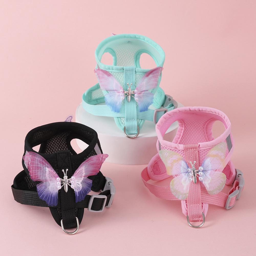 Explosion-Proof Vest-Style Dog Harness with Breathable Fabric for Small Pets