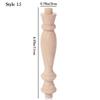 European Multi Styles Solid Wood Carved Furniture Foot Legs Cabinet Seat Feets Vintage Home Decoration Crafts Accessories