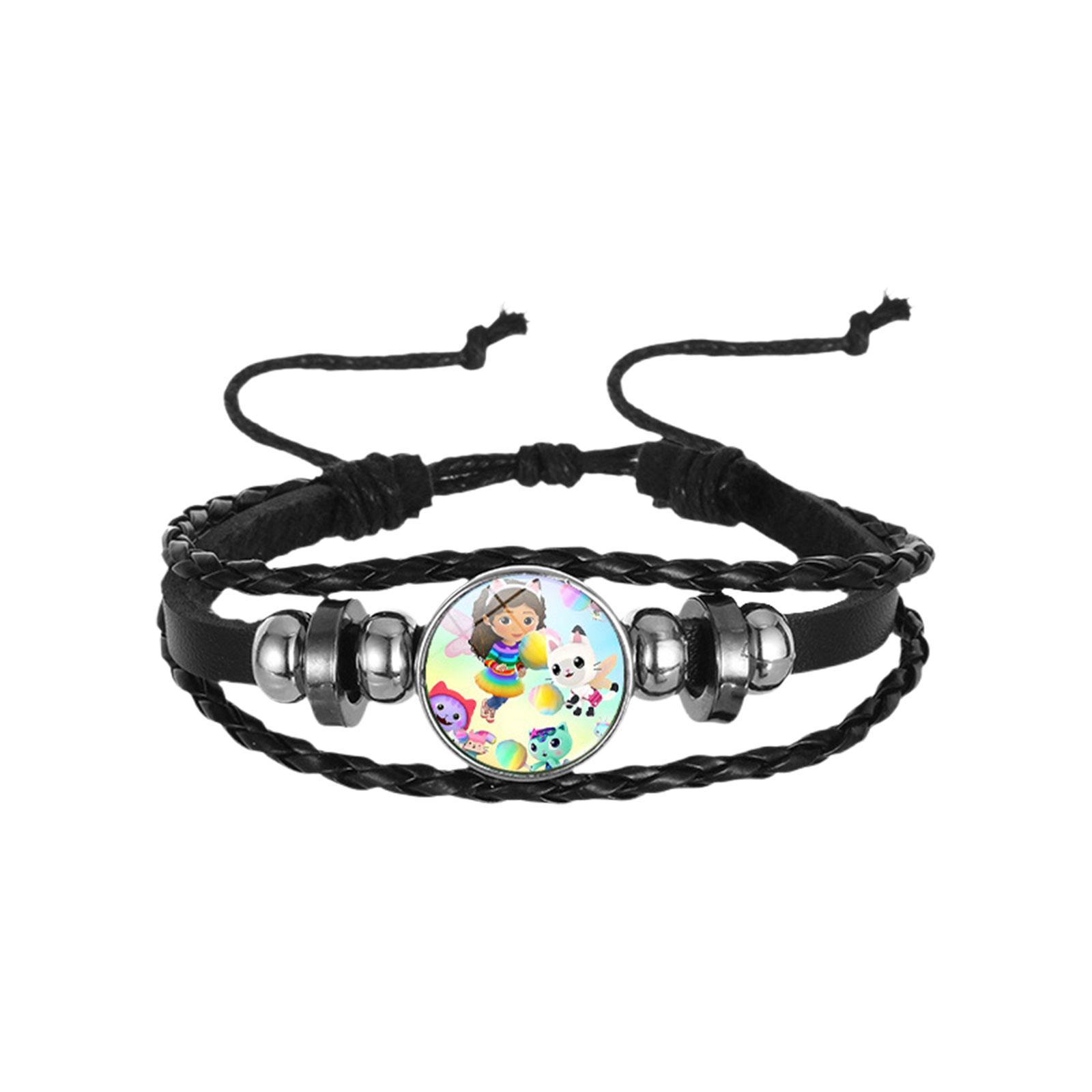 

Браслет Время Браслет Черный Модный Универсальный Ручной Веревочный Ювелирный One Size