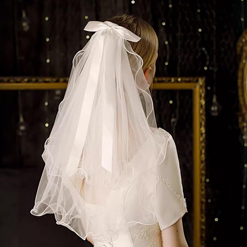 Bridal Bow Veil Headdress
