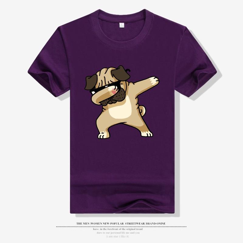 Premium Quality Men's T-shirts Featuring Adorable Cartoon Dogs For Summer Casual Wear