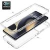 Case for Moto Edge 2024 5G Case Clear Crystal Non Yellowing Heavy Duty Soft TPU Dual Layer Bumper Rugged Protective Shockproof Slim Case Cover for