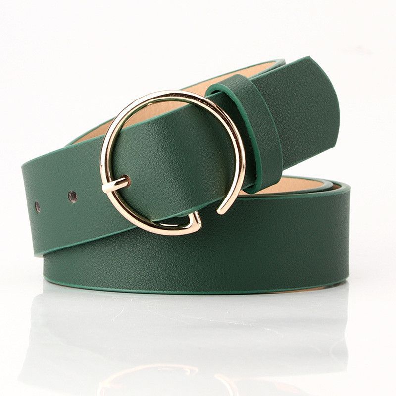 Chic And Versatile Pu Waist Belt For Women And Men Featuring Colorful Buckles For Outfits Trendy